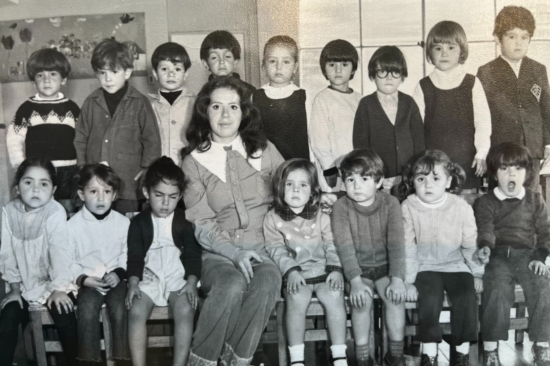 Grupo de alumnos con su profesora